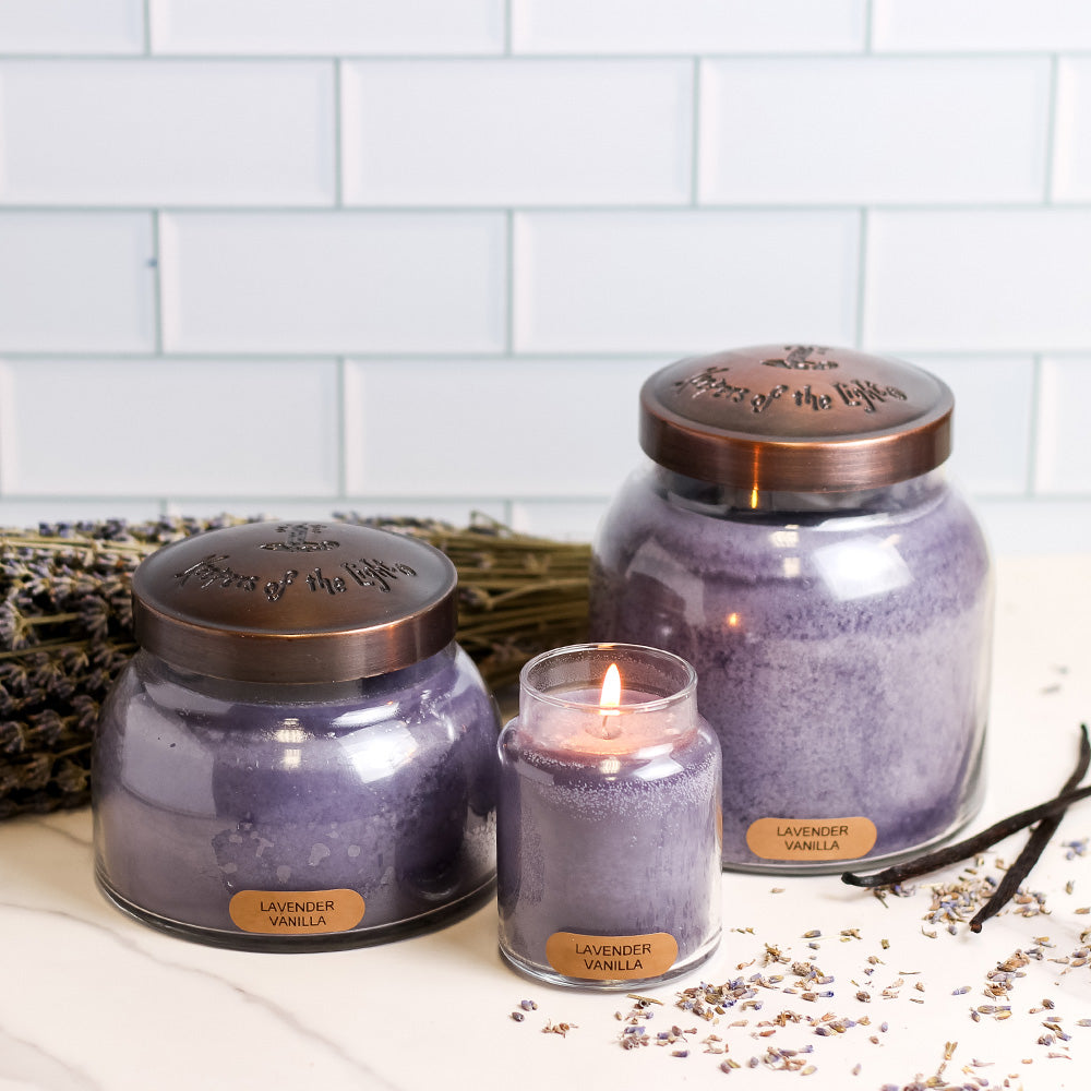 Lavender Vanilla - 34 oz Papa Candle