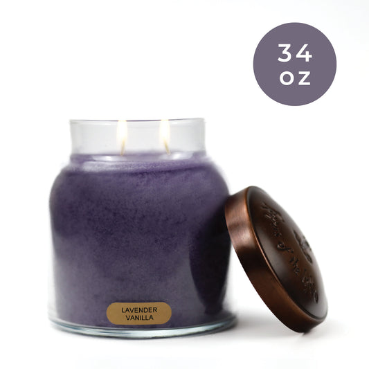 Lavender Vanilla - 34 oz Papa Candle
