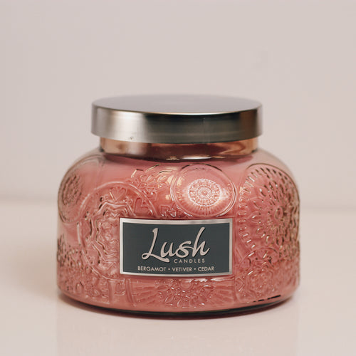 Bergamot Vetiver Cedar - Lush Candle