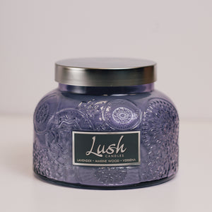 Lavender Marine Wood Verbena - Lush Candle