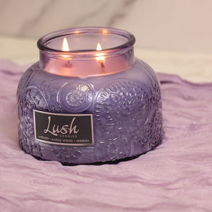 Lavender Marine Wood Verbena - Lush Candle