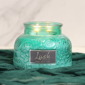 Citrus Lotus Amber - Lush Candle