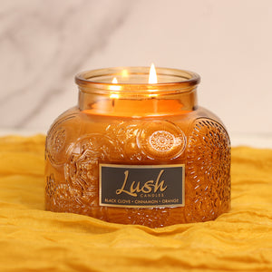 Black Clove Cinnamon Orange - Lush Candle