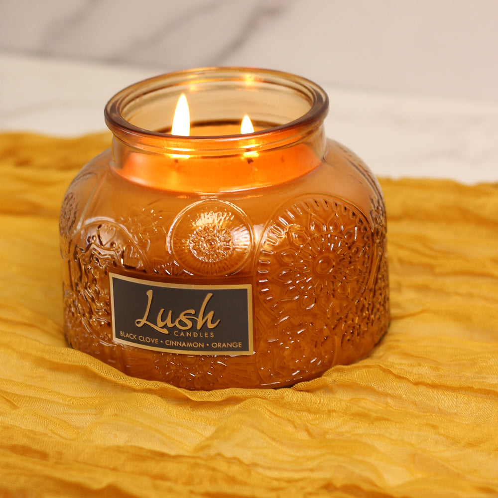 Black Clove Cinnamon Orange - Lush Candle