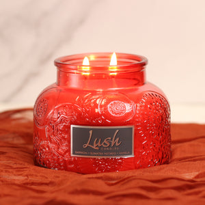 Saffron Sumatra Nutmeg Vanilla - Lush Candle