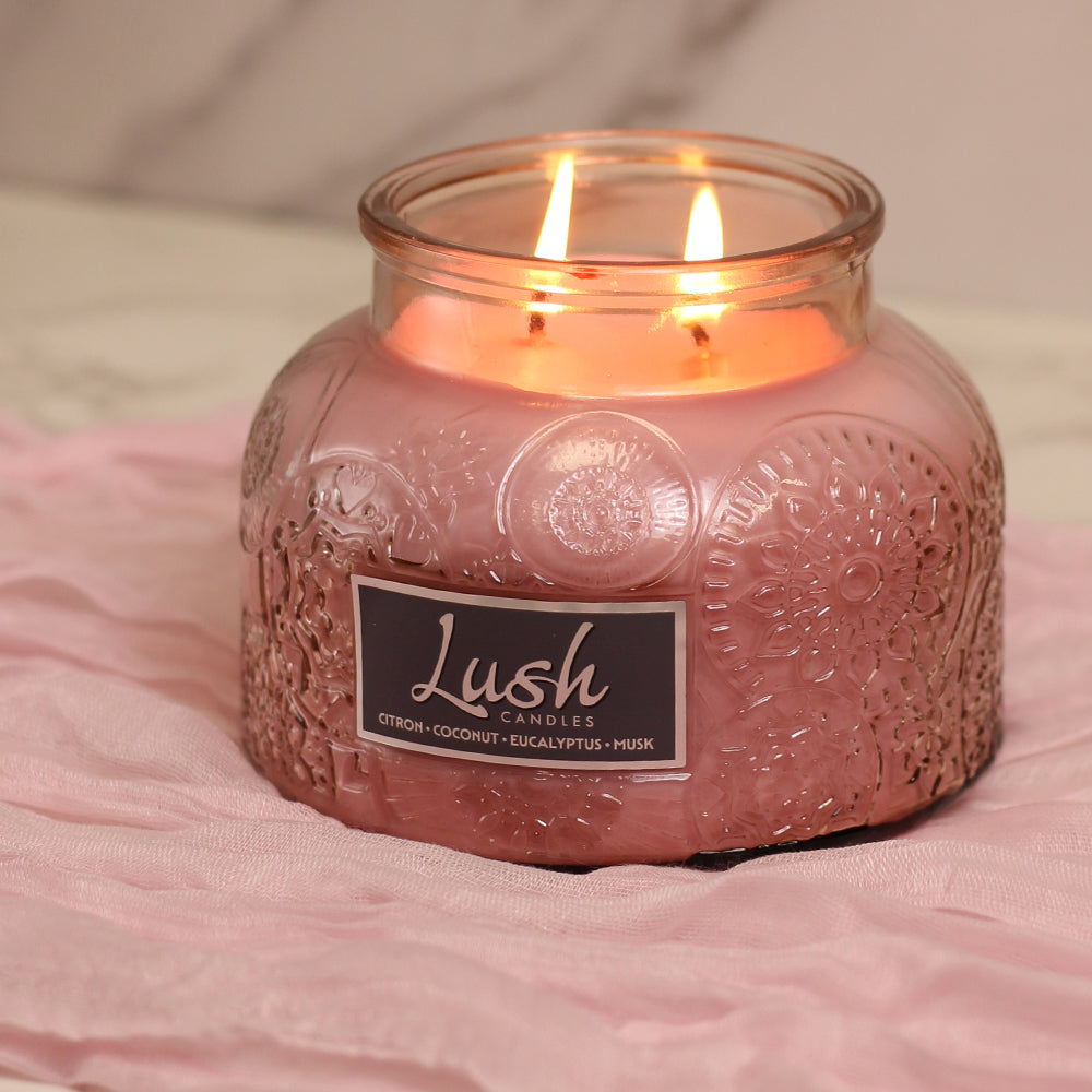 Citron Coconut Eucalyptus Musk - Lush Candle