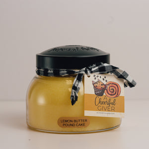 Lemon Butter Pound Cake Scented Candle - 22 oz, Double Wick, Mama Jar