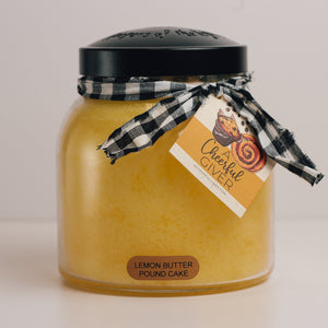 Lemon Butter Pound Cake Scented Candle - 34 oz, Double Wick, Papa Jar