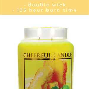 Lemon Butter Pound Cake - 24 oz Cheerful Candle