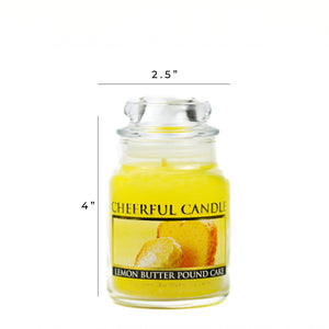 Lemon Butter Pound Cake - 6 oz Cheerful Candle
