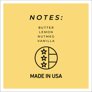 Lemon Butter Pound Cake - 6 oz Cheerful Candle