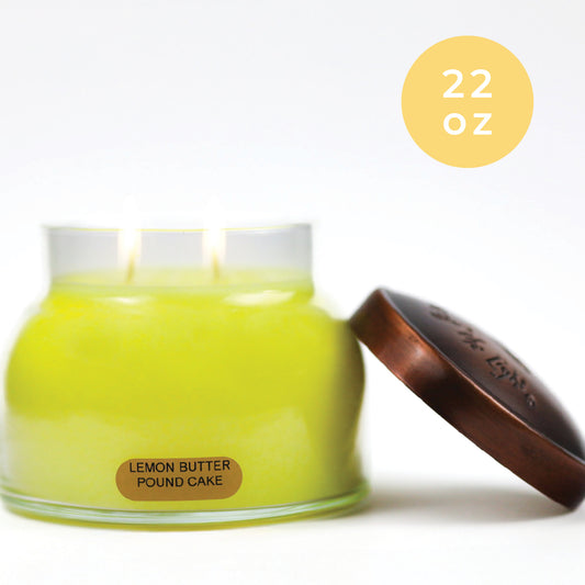 Lemon Butter Pound Cake - 22 oz Mama Candle