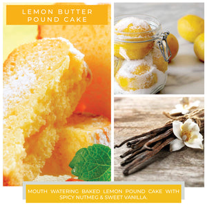 Lemon Butter Pound Cake - 22 oz Mama Candle