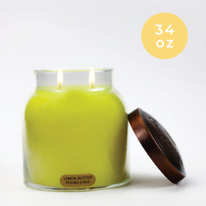 Lemon Butter Pound Cake - 34 oz Papa Candle
