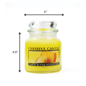 Lemon Butter Pound Cake - 16 oz Cheerful Candle
