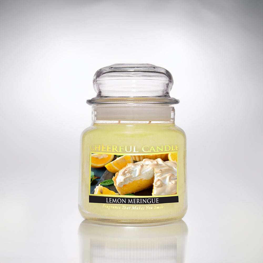 Lemon Meringue Scented Candle -16 oz, Double Wick, Cheerful Candle