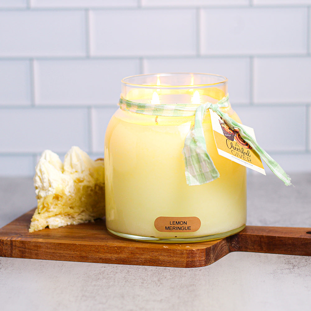 Lemon Meringue - 34 oz Papa Candle'