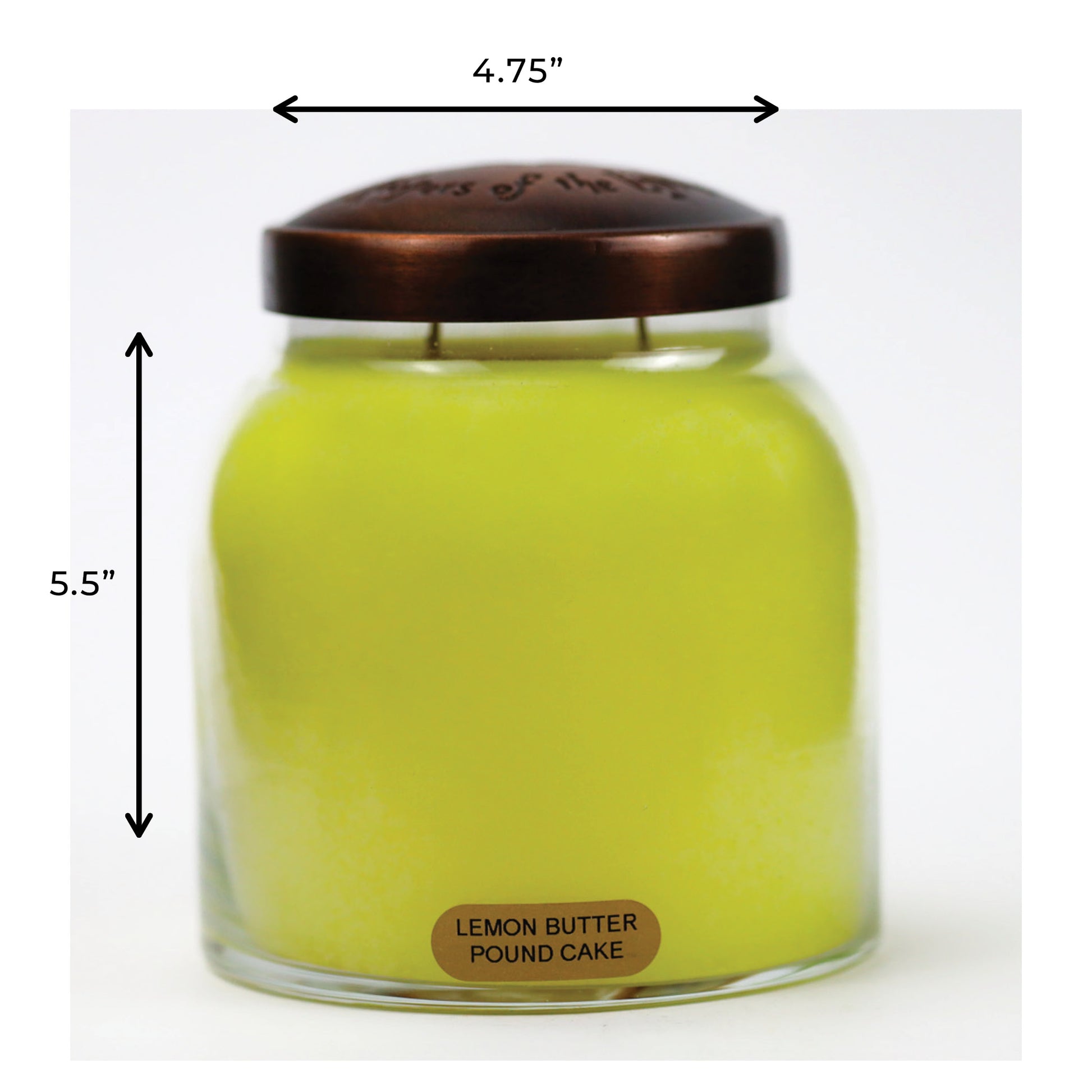 Lemon Butter Pound Cake - 34 oz Papa Candle