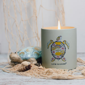 Sea Turtle Doodles - Life is Good® Candle