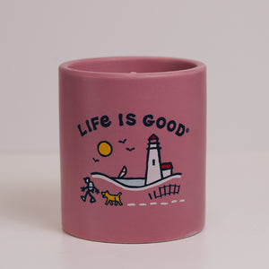 Jake & Rocket Lighthouse Walk - Life is Good® Candle