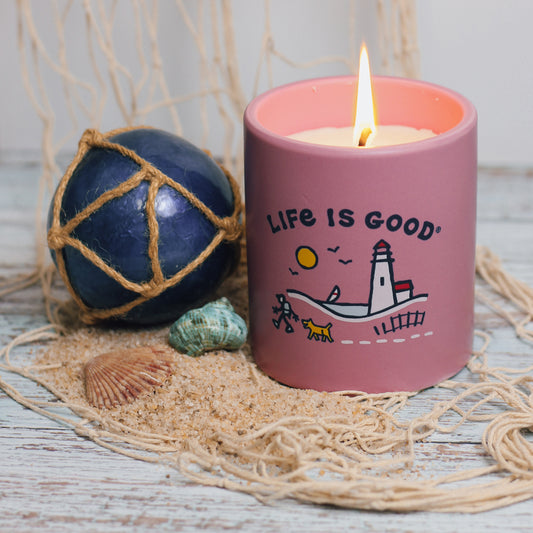 Jake & Rocket Lighthouse Walk - Life is Good® Candle