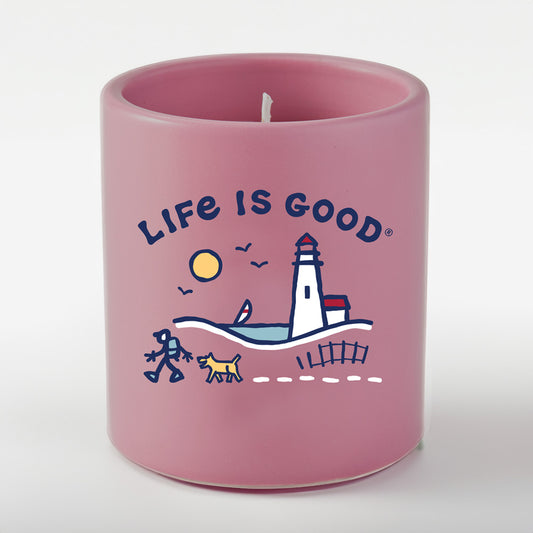 Jake & Rocket Lighthouse Walk - Life is Good® Candle