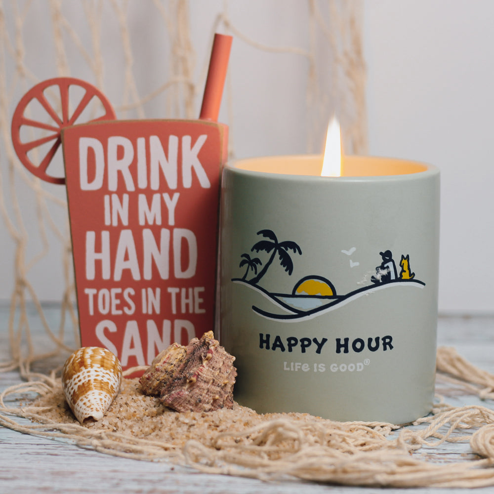 Happy Hour Palm Sunset - Life is Good® Candle