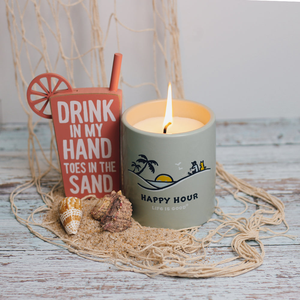 Happy Hour Palm Sunset - Life is Good® Candle