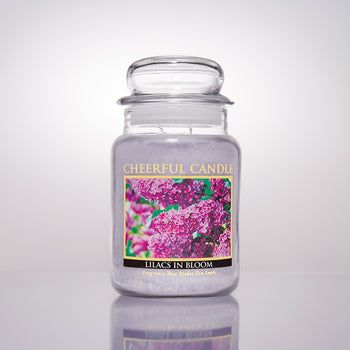 Lilacs in Bloom Scented Candle -24 oz, Double Wick, Cheerful Candle