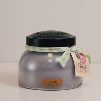 Lilacs In Bloom Scented Candle - 22 oz, Double Wick, Mama Jar