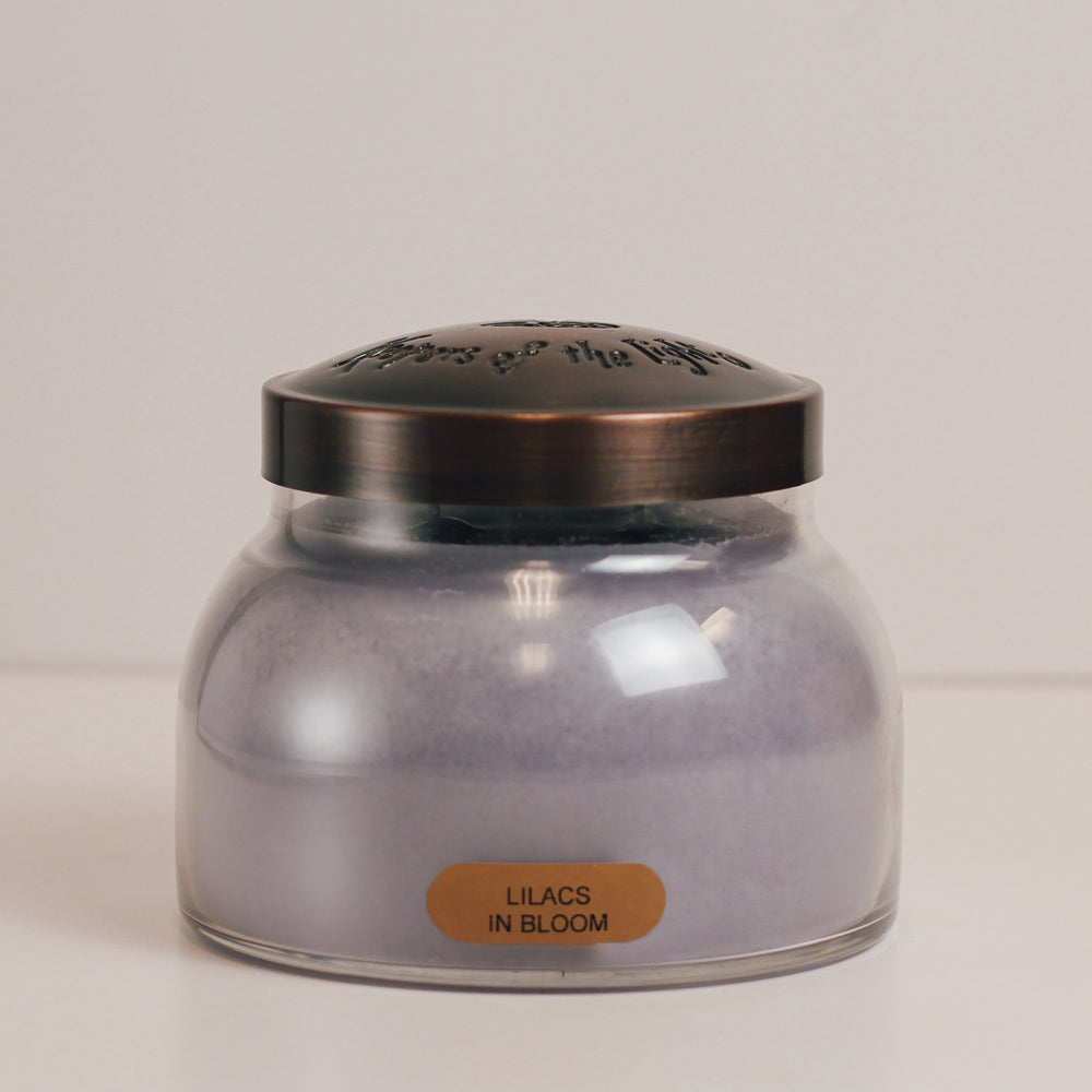 Lilacs In Bloom Scented Candle - 22 oz, Double Wick, Mama Jar