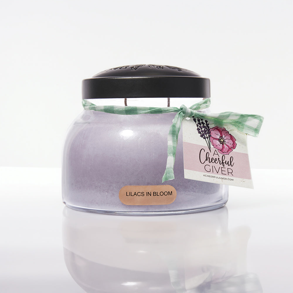 Lilacs In Bloom Scented Candle - 22 oz, Double Wick, Mama Jar