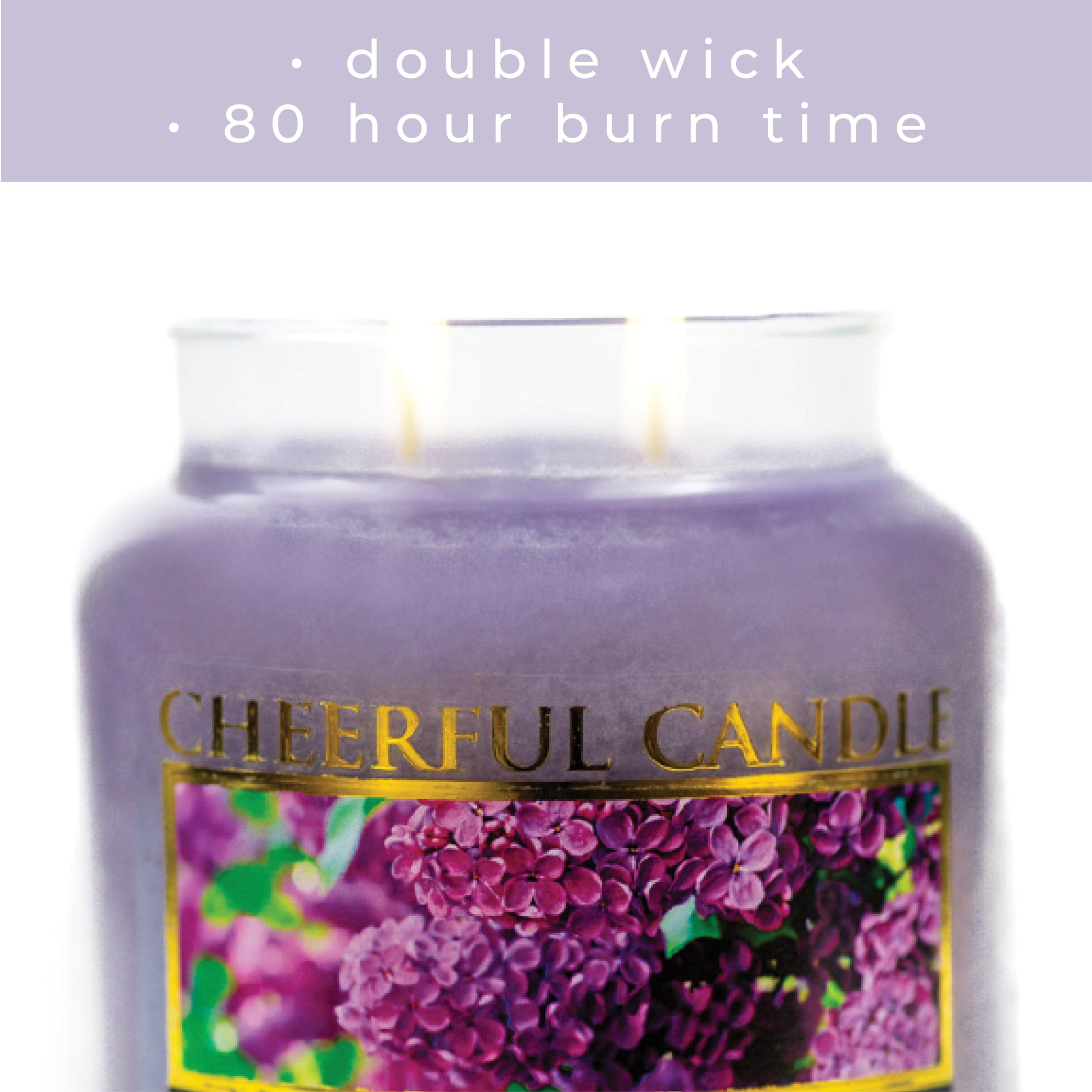Lilacs in Bloom - 16 oz Cheerful Candle