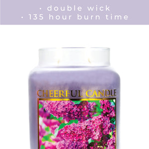 Lilacs in Bloom - 24 oz Cheerful Candle