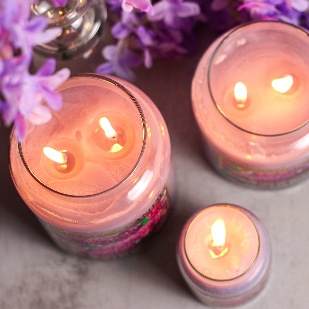 Lilacs in Bloom Scented Candle -24 oz, Double Wick, Cheerful Candle