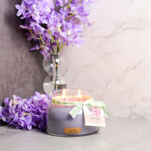 Lilacs In Bloom Scented Candle - 22 oz, Double Wick, Mama Jar