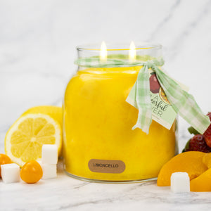 Limoncello - 34 oz Papa Candle