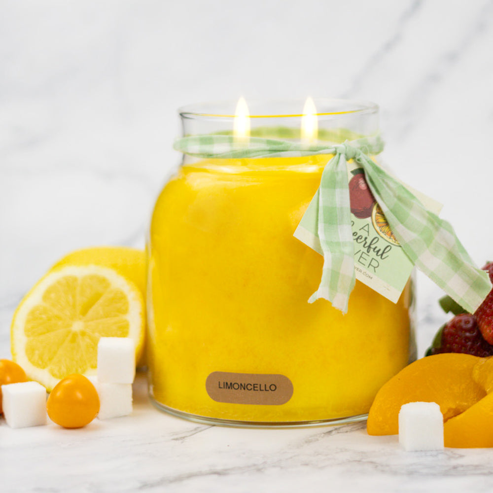 Limoncello - 34 oz Papa Candle