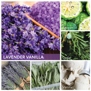 Lavender Vanilla - 6 oz Cheerful Candle