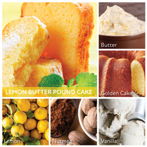 Lemon Butter Pound Cake - 6 oz Cheerful Candle