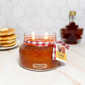 Maple Syrup Pancakes Scented Candle - 22 oz, Double Wick, Mama Jar
