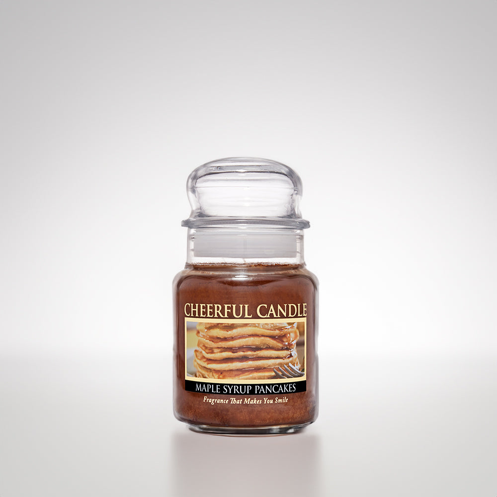 Maple Syrup Pancakes Scented Candle - 6 oz, Single Wick, Cheerful Candle