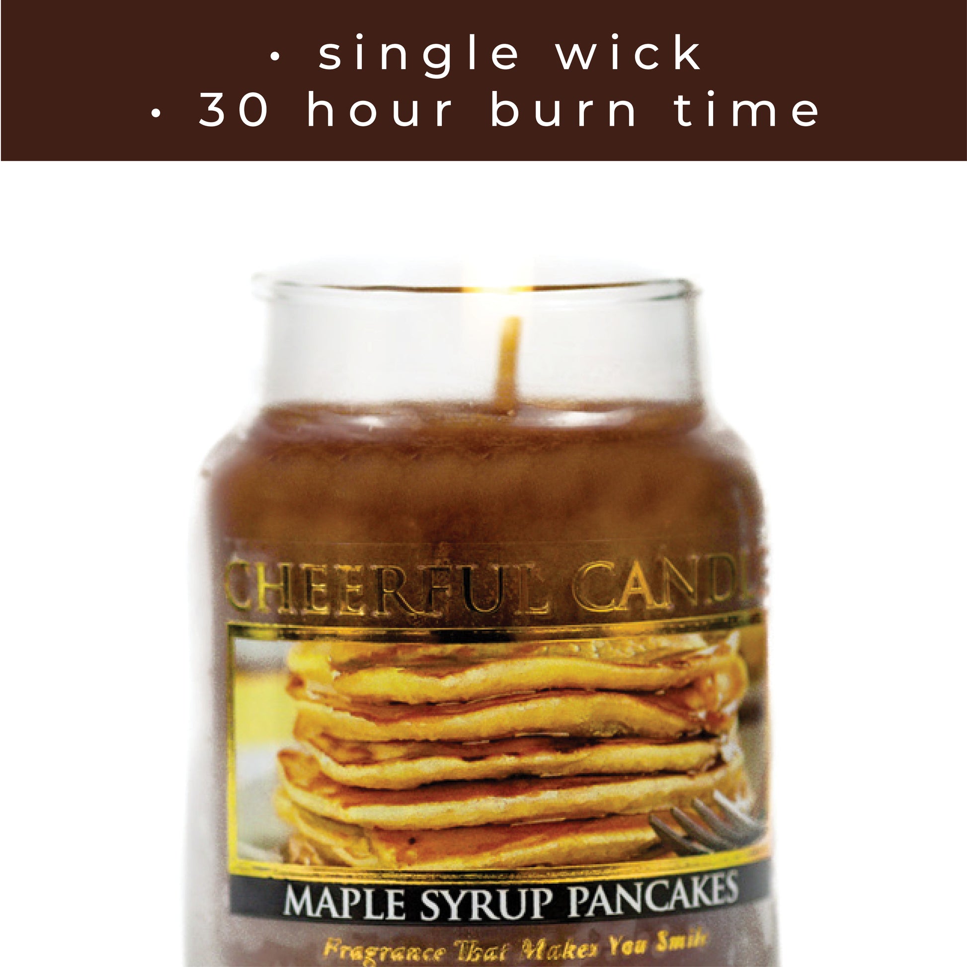 Maple Syrup Pancakes - 6 oz Cheerful Candle