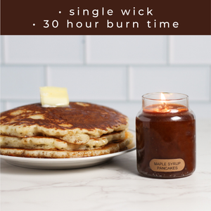 Maple Syrup Pancakes - 6 oz Baby Candle