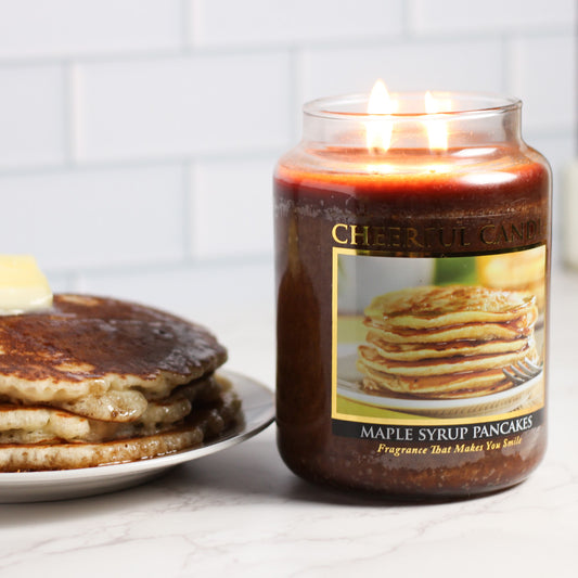 Maple Syrup Pancakes - 24 oz Cheerful Candle