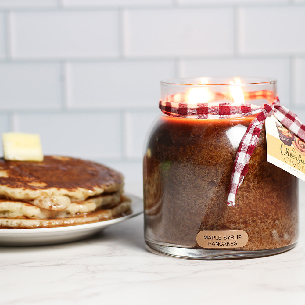 Maple Syrup Pancakes - 34 oz Papa Candle