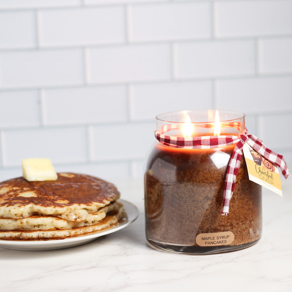 Maple Syrup Pancakes - 34 oz Papa Candle