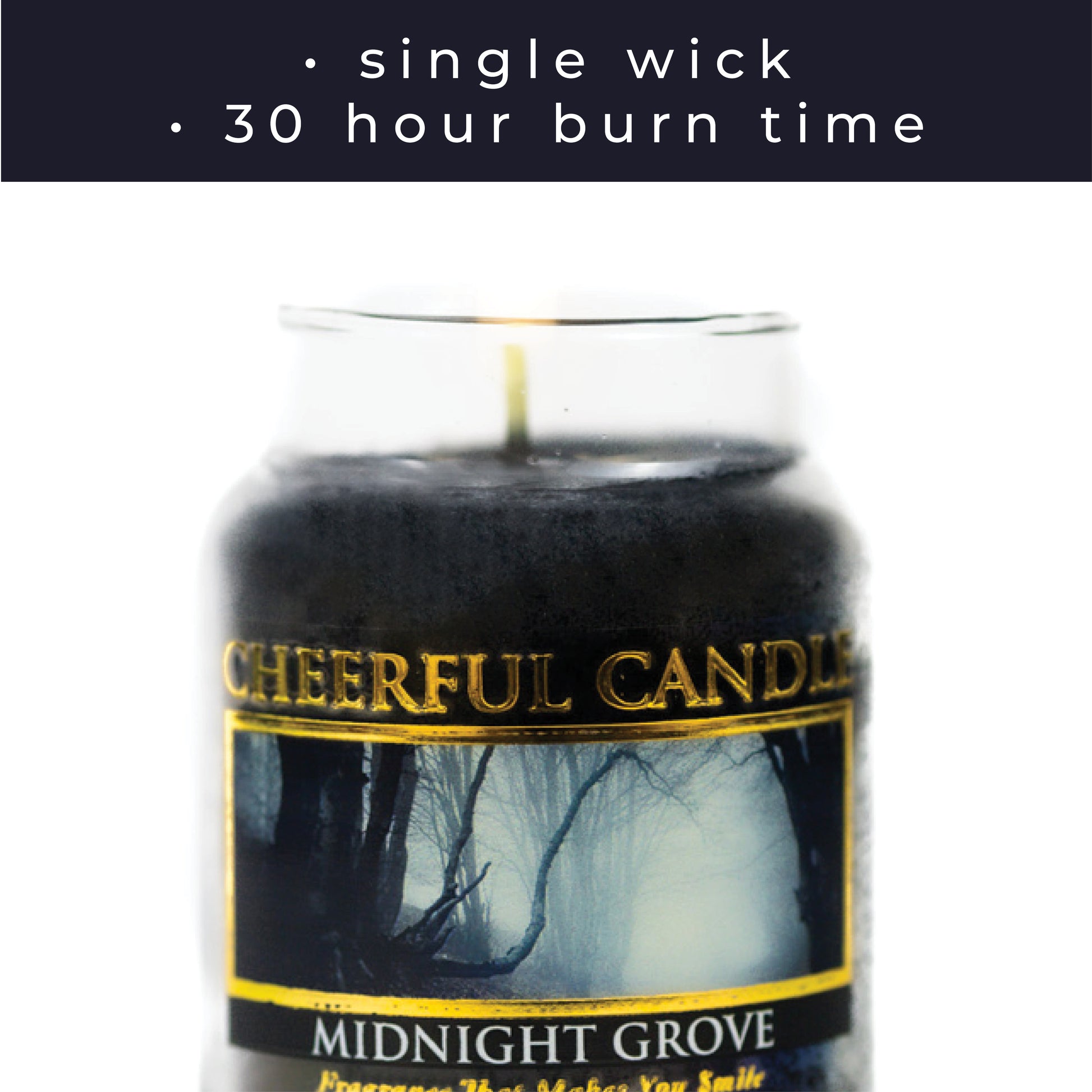 Midnight Grove - 6 oz Cheerful Candle