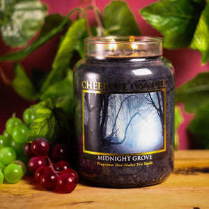 Midnight Grove Scented Candle -24 oz, Double Wick, Cheerful Candle