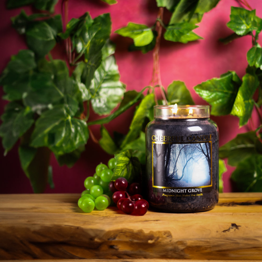 Midnight Grove Scented Candle -24 oz, Double Wick, Cheerful Candle